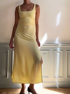 Djerf Avenue Citrine midi dress